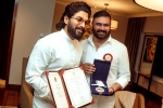 69th National Awards, Allu Arjun latest, allu arjun celebrates receiving national award, National awards