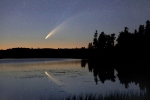 solar system, Comet Neowise, comet neowise giving stunning night time show as it makes way into solar system, North west