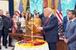 Donald Trump Diwali celebrations, Donald Trump new updates, donald trump celebrates diwali at white house, Sai Donald Trump Diwali celebrations, Donald Trump new updates, donald trump celebrates diwali at white house, Sai