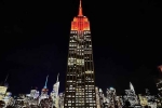 Federation of Indian Associations, Empire State Building, empire state building lit up to honour the festival of lights, Indian diaspora