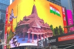 Indian Americans, temple, why is a giant lord ram deity appearing on times square and why is it controversial, Times square