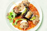 Roasted Lamb Dumplings preparation, Roasted Lamb Dumplings preparation, recipe roasted lamb dumplings and dates with lebanese salsa, Red meat