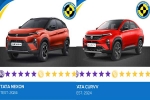 Tata Nexon and Curvv latest, Tata Nexon and Curvv, tata nexon and curvv score 5 stars in bharat ncap crash tests, Petrol