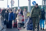 Ukraine, Russia and Ukraine War, five million ukrainian refugees fled from the country, Kreminna