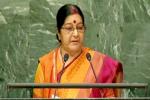 UN speech, Nawaz Sharif, befitting reply by sushma swaraj to pakistan, Nawaz sharif