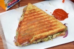 Three Layered Cheese Grilled Sandwich Recipe, Three Layered Cheese Grilled Sandwich Recipe, three layered cheese grilled sandwich recipe, Bread slices