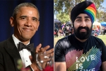 sikh man with rainbow turban, pride month, pride month 2019 sikh man s rainbow turban impresses barack obama, Sikh man sikh man with rainbow turban, pride month, pride month 2019 sikh man s rainbow turban impresses barack obama, Sikh man