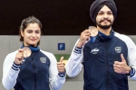 Manu Bhaker news, Manu Bhaker, manu bhaker makes olympics history for india with second bronze, Beijing